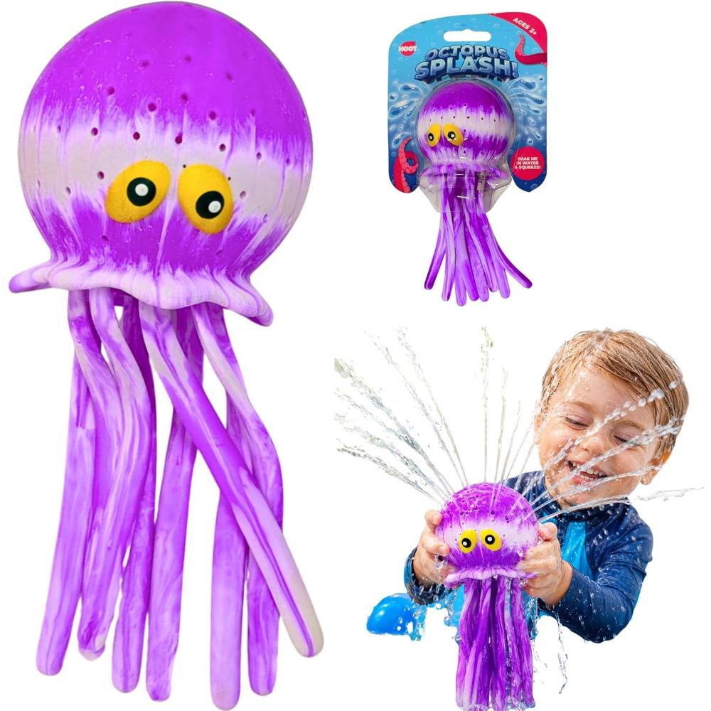 16cm Water Splash Octopus Water Absorption Bath Toy