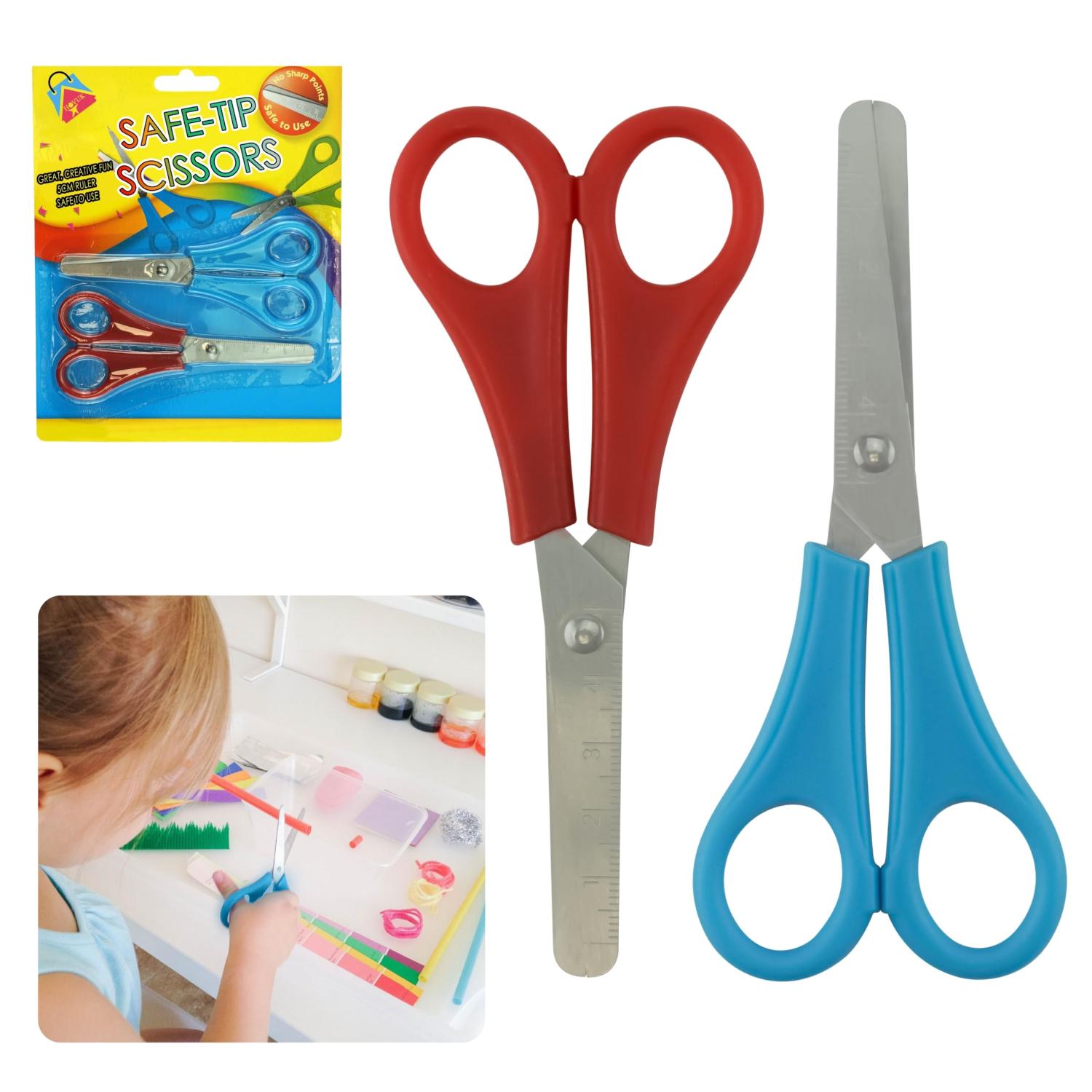 Kids Craft Scissors Safety & Decorative Scissor Set