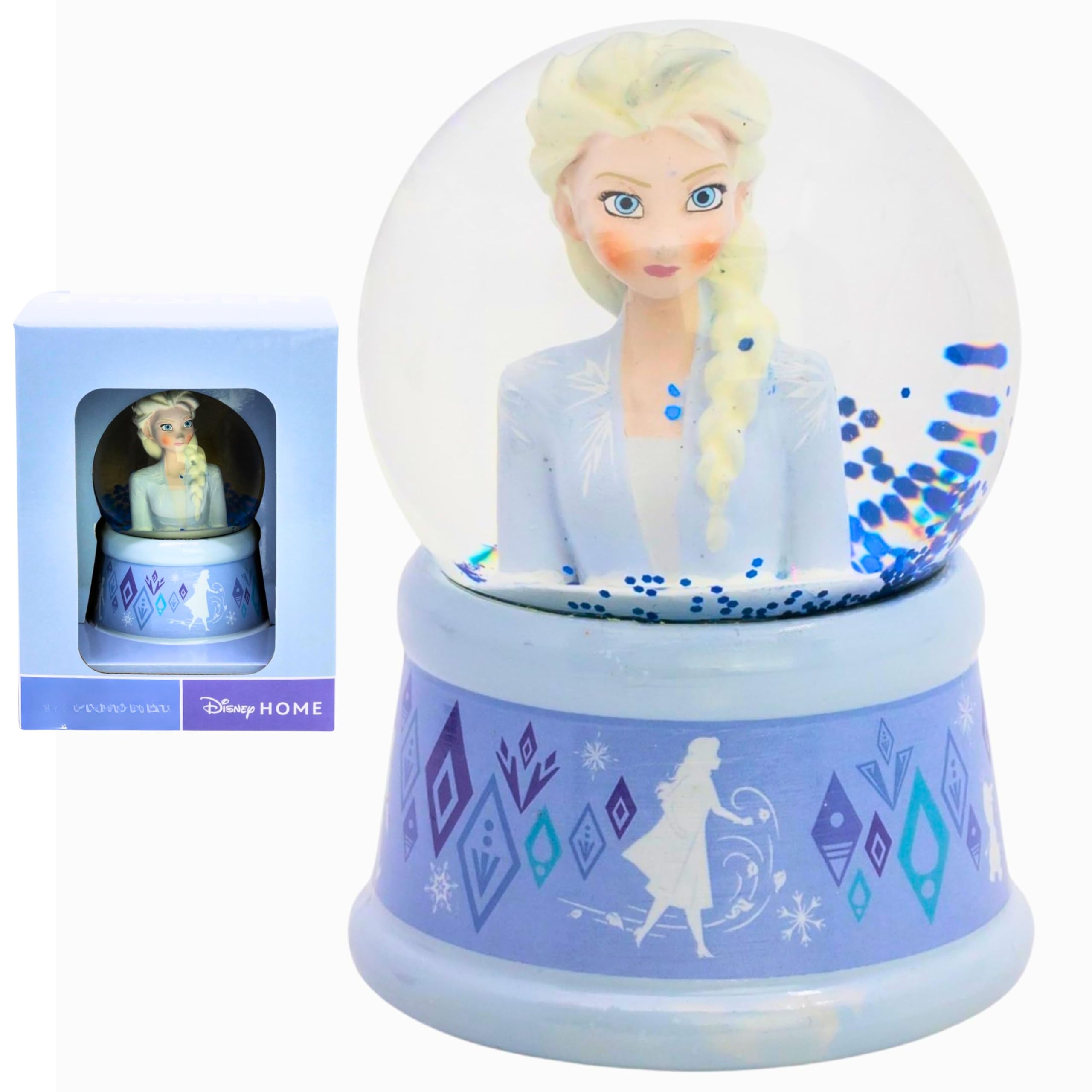 Glass Snow Globe 9.5cm Glitter Water Dome with Gift Box