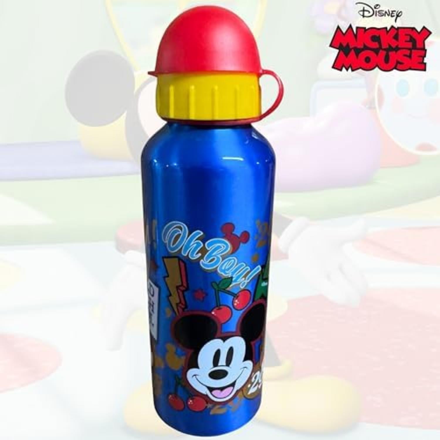 Aluminium Water Bottle 530ml - Mickey Mouse