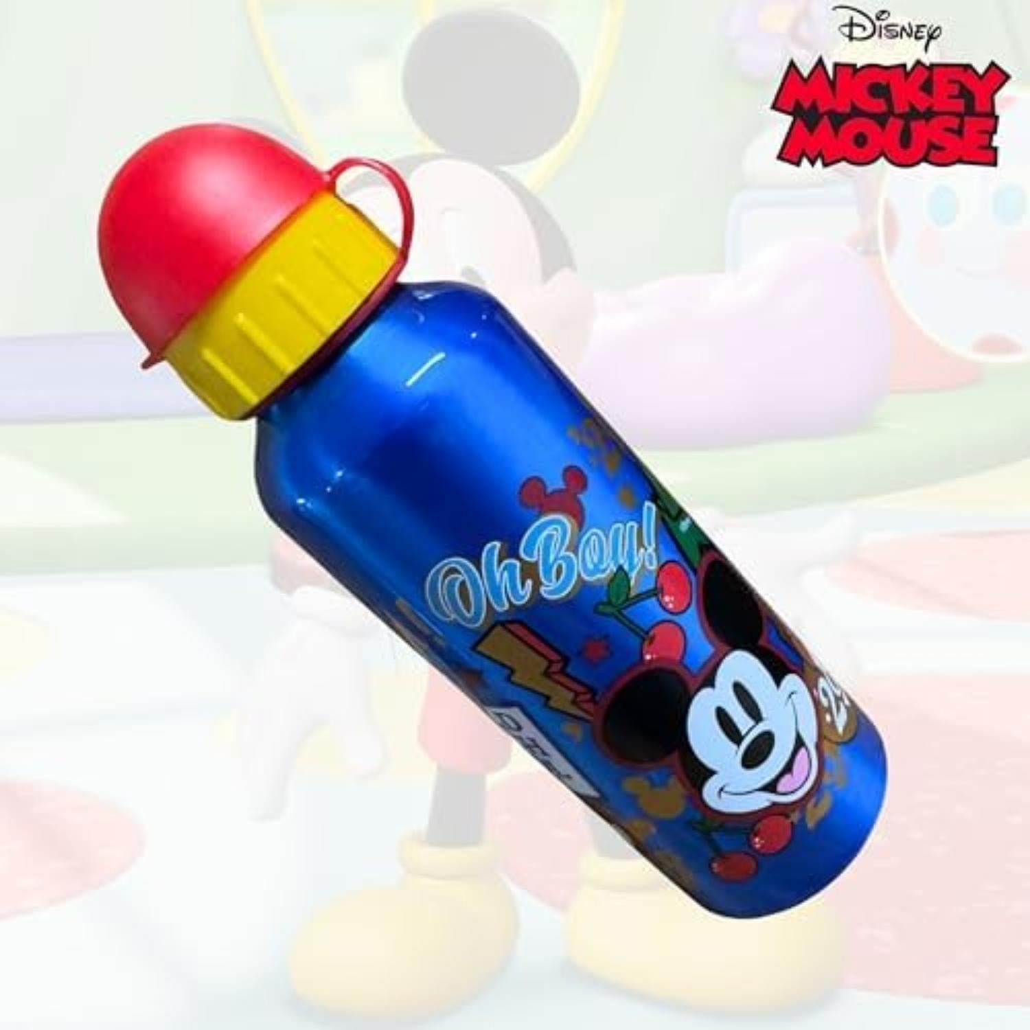 Aluminium Water Bottle 530ml - Mickey Mouse