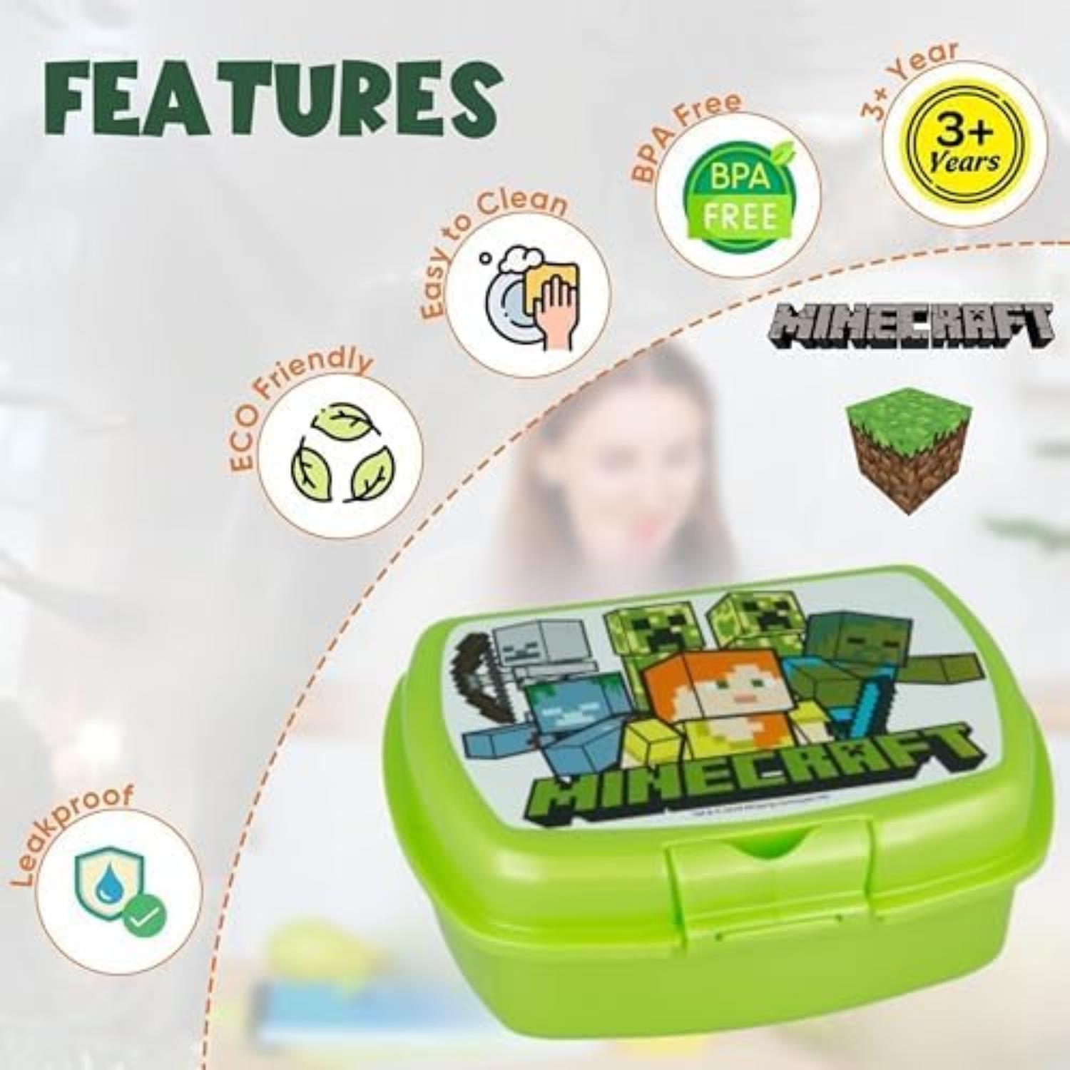 Assorted Character Urban Sandwich Box for Kids – Lunch Container for School, Travel & Snacks