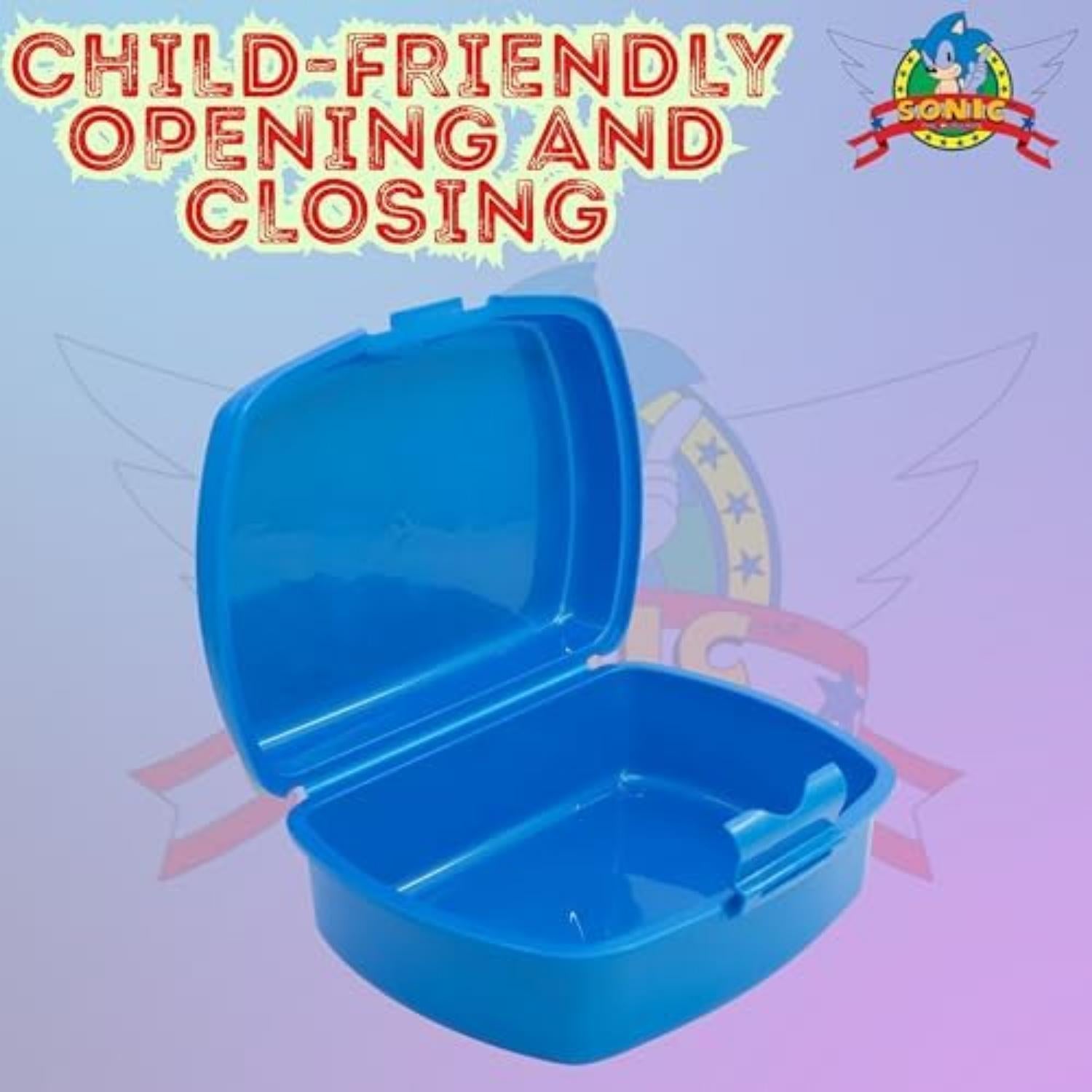 Assorted Character Urban Sandwich Box for Kids – Lunch Container for School, Travel & Snacks