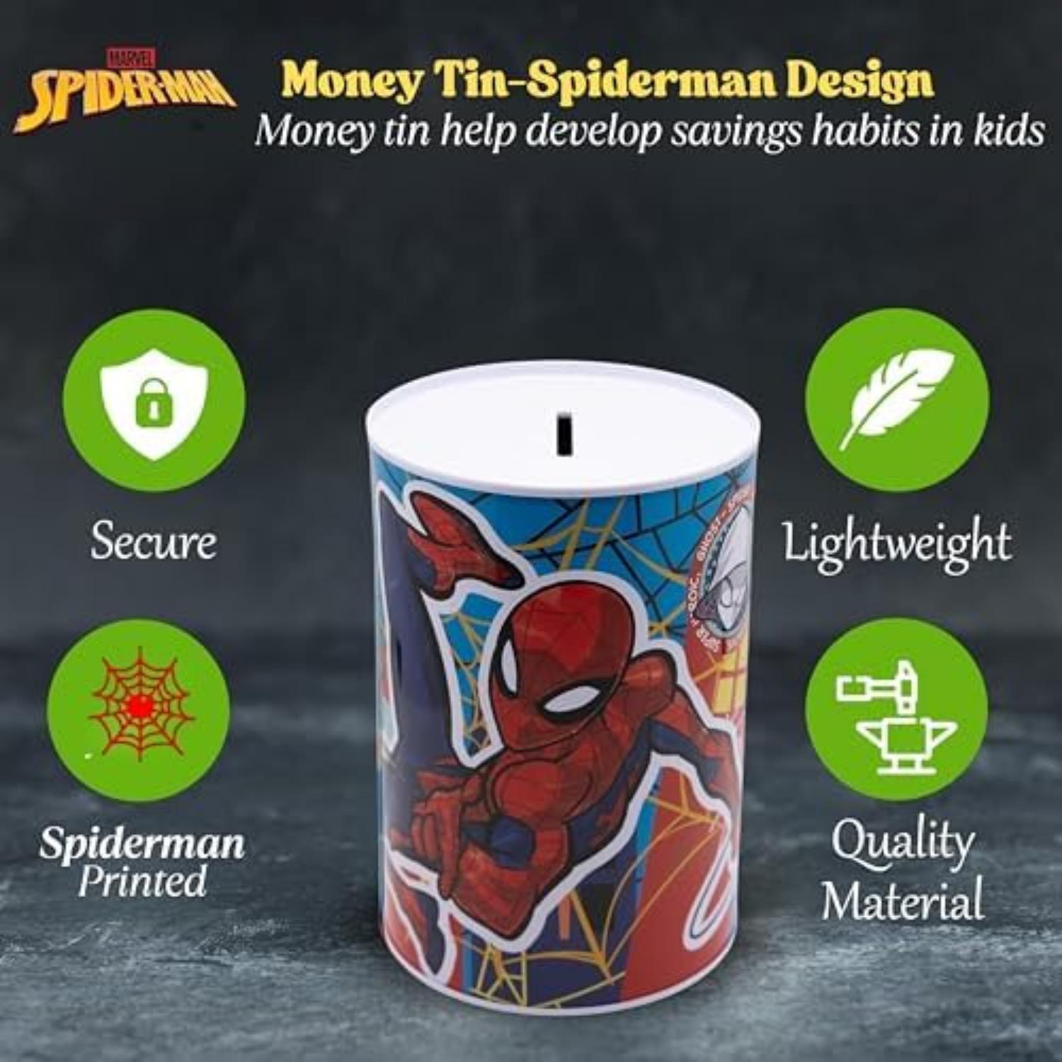 Assorted Character Metallic Money Box for Kids – Coin Savings Bank