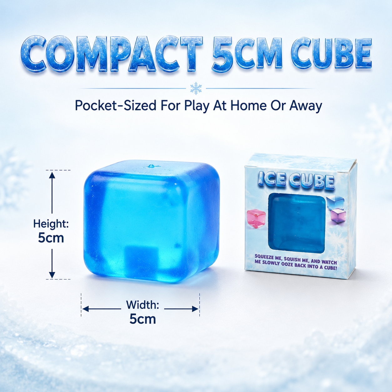 1x Random Squishy Cube Fidget Toy