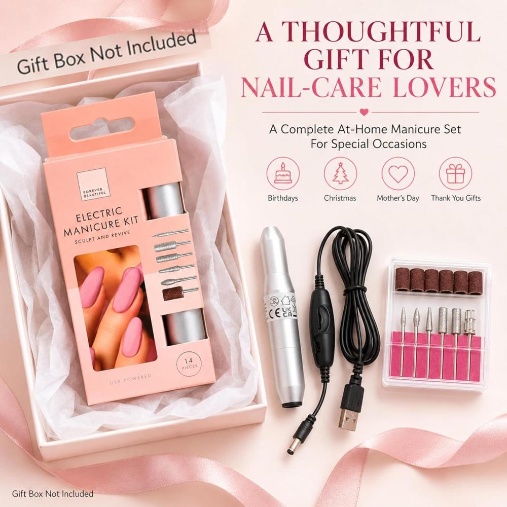 USB Electric Manicure Kit Nail Care Set