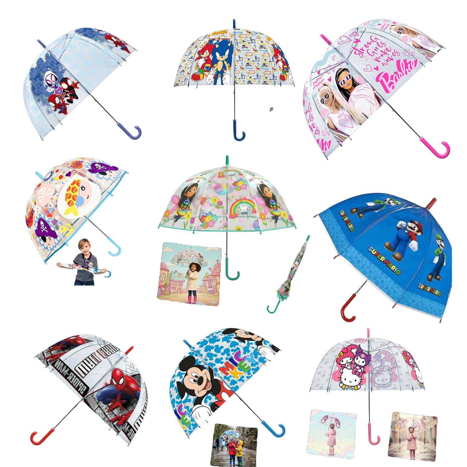TRANSPARENT BELL UMBRELLA