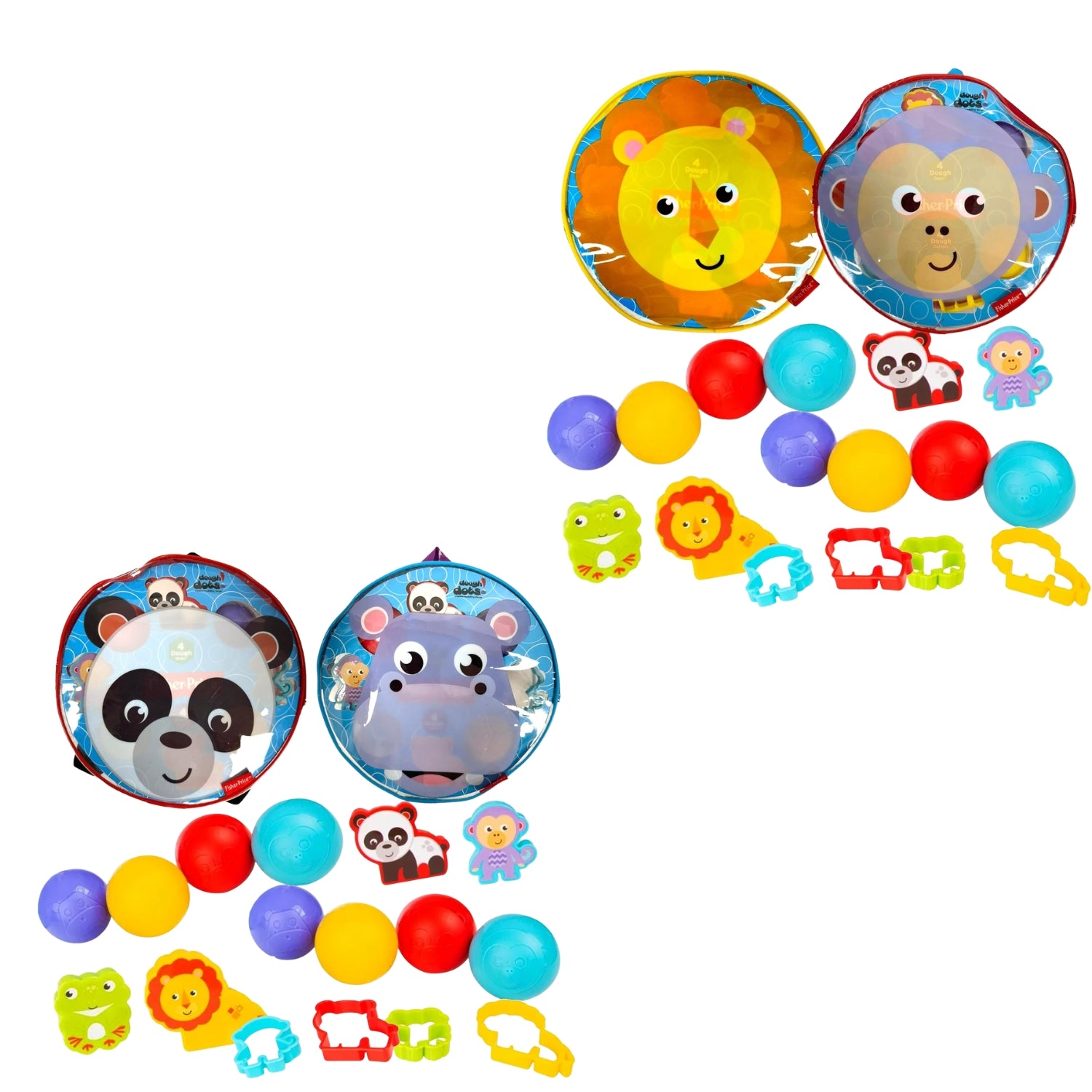 Kids Dough Dots Backpack Creative Playset 9 Piece Set