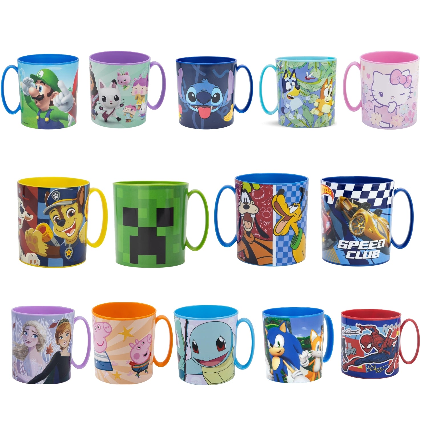 Stor 390ml Microwave Mug Reusable Plastic Drink Cup for Children