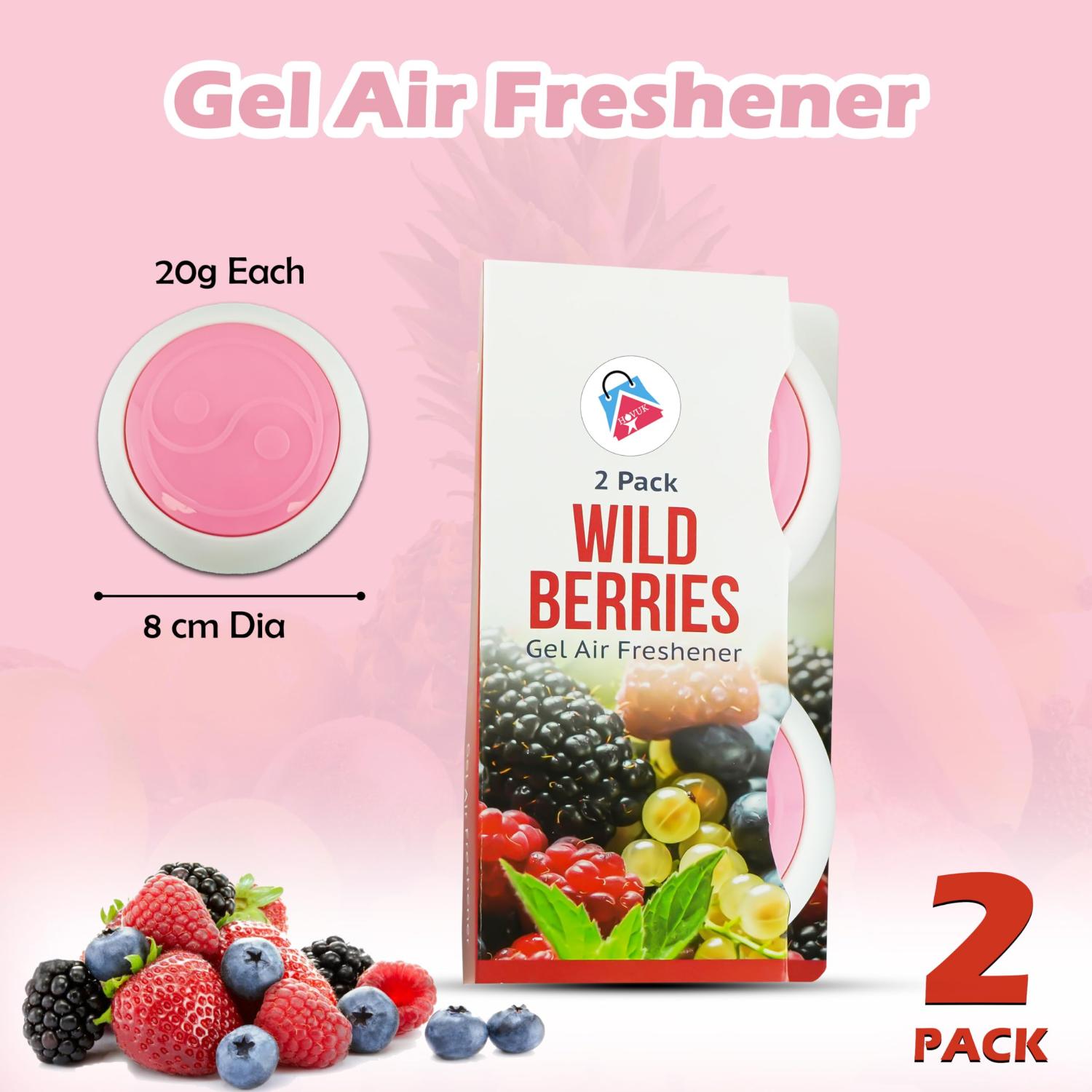 Round Gel Air Fresheners - 20g