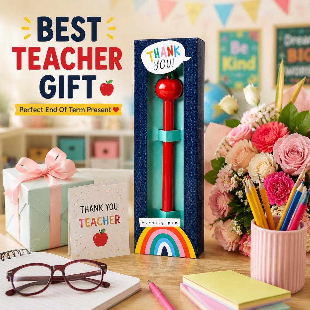 15cm Wooden Teacher Pen Black Ink