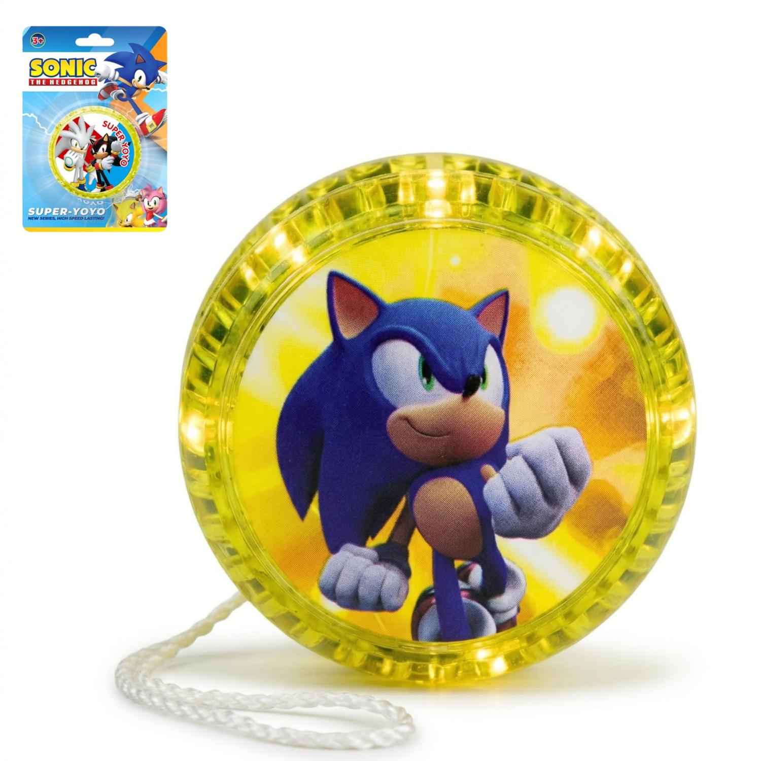 5.5cm Sonic the Hedgehog LED Light-Up YoYo Toys for Kids