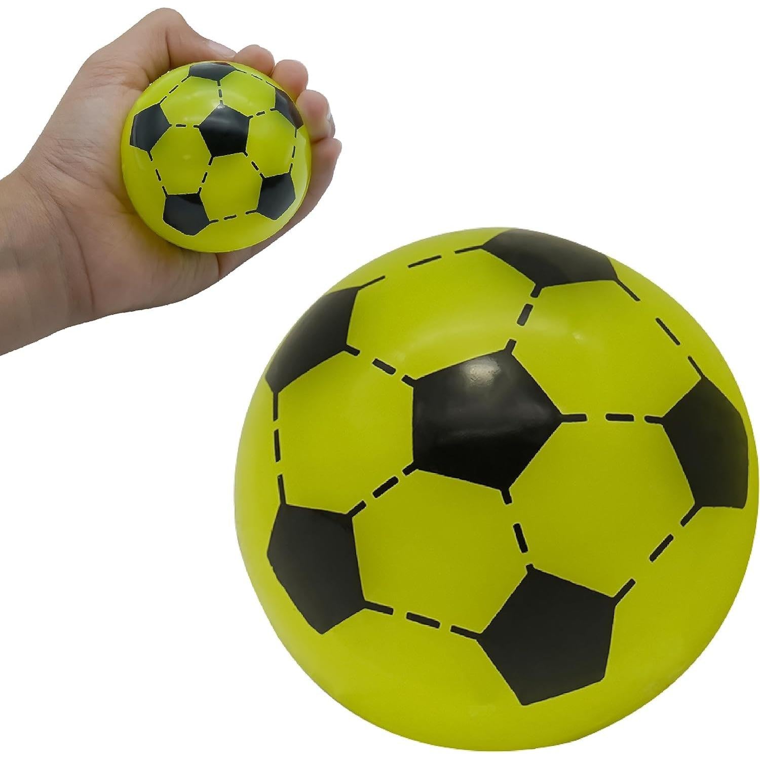 LED Light Up Footballs 5.5cm Glow Balls – Assorted
