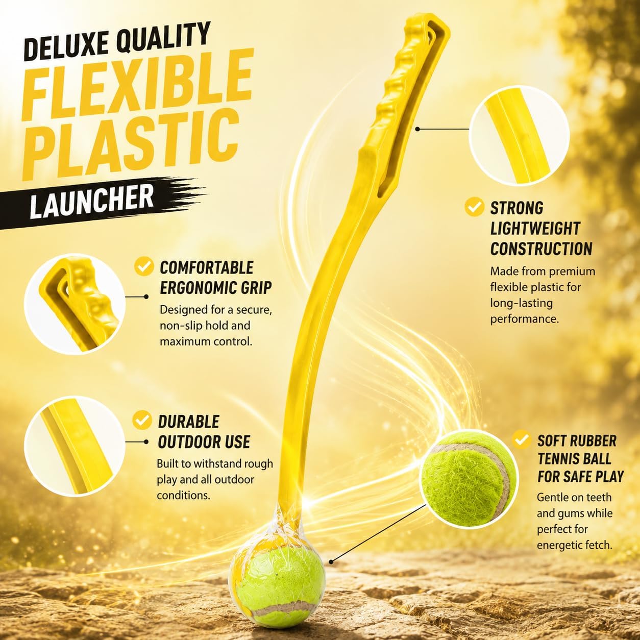 50cm Dog Ball Launcher Thrower Ball