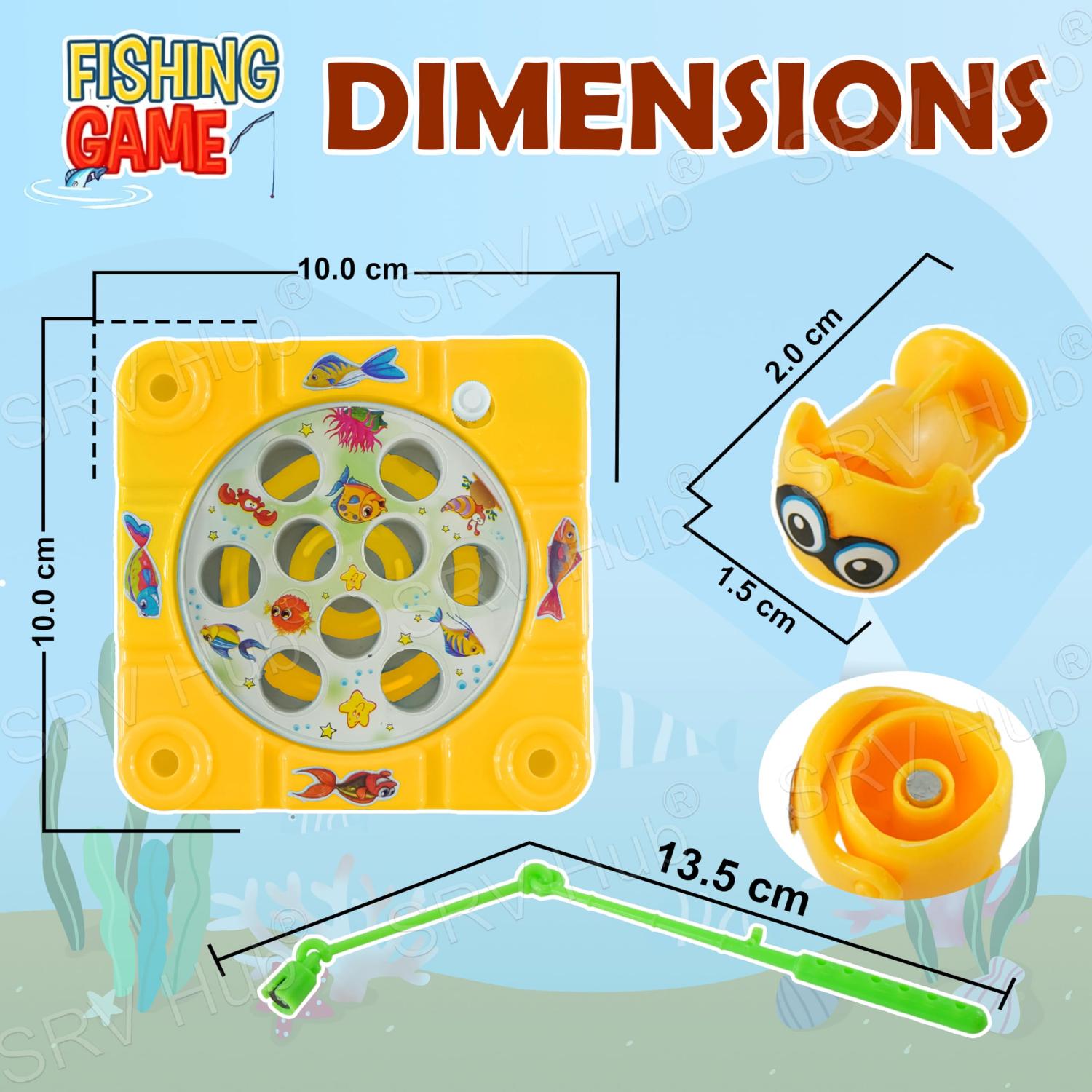 10cm Plastic Let's Go Fishing Game