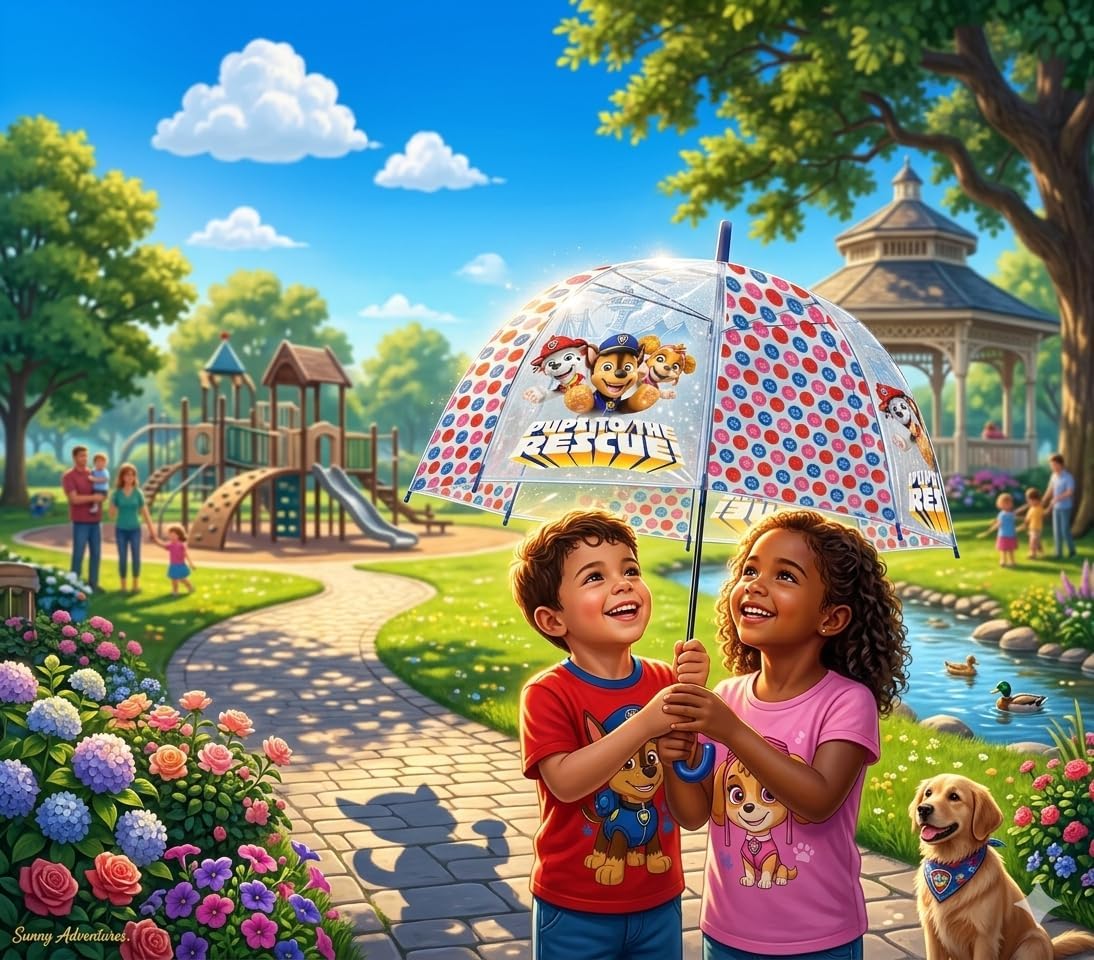 Paw Patrol Transparent Dome Umbrella 3-7 Years