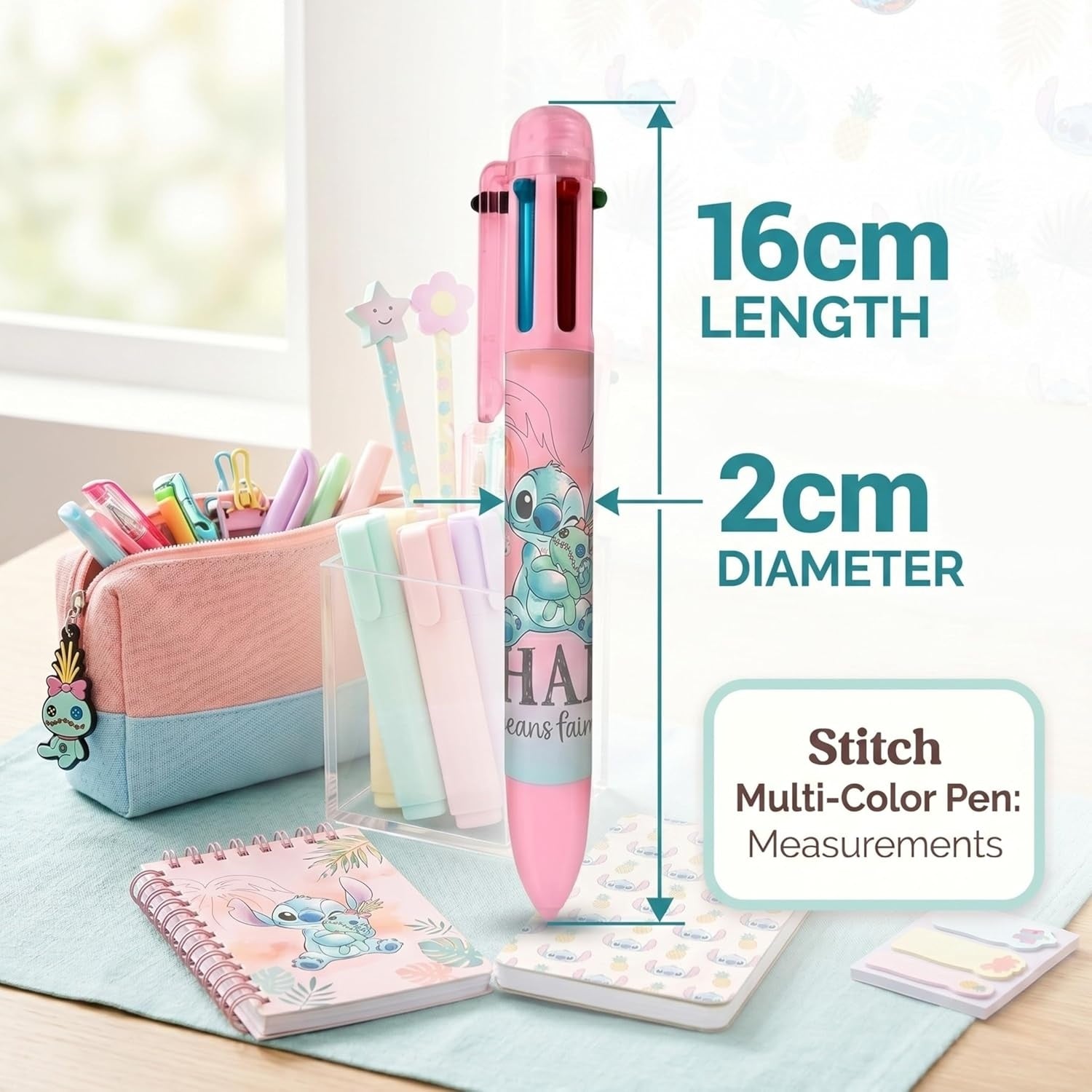 6 Color Pen Character Printed