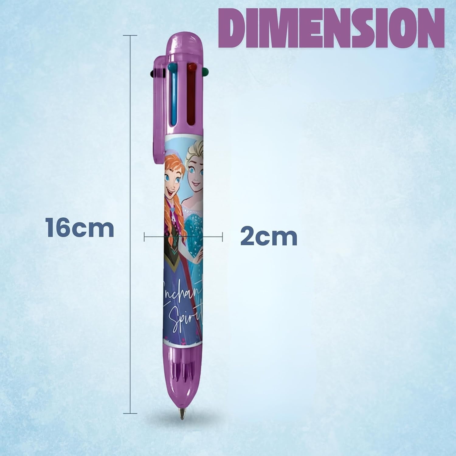 6 Color Pen Character Printed