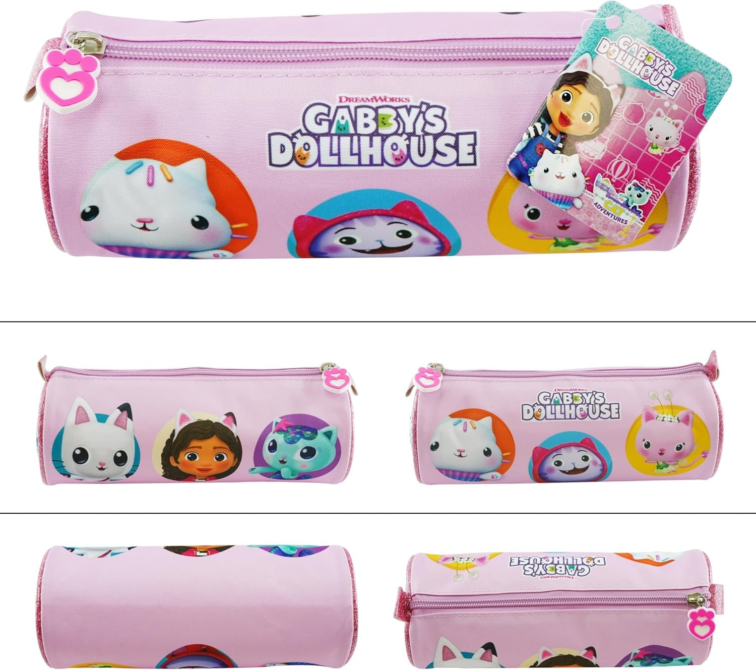 Premium Barrel Pencil Case 22cm - Assorted