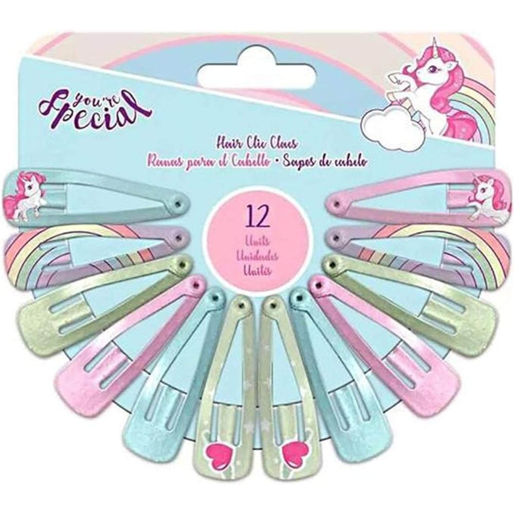 Unicorn Hair Accessories 12 Pack