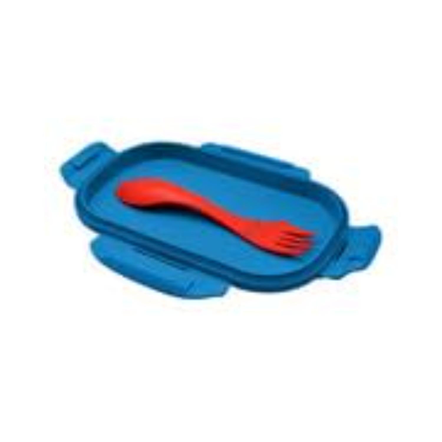 Kids BPA Free Plastic Lunch Box with Cutlery - Assorted