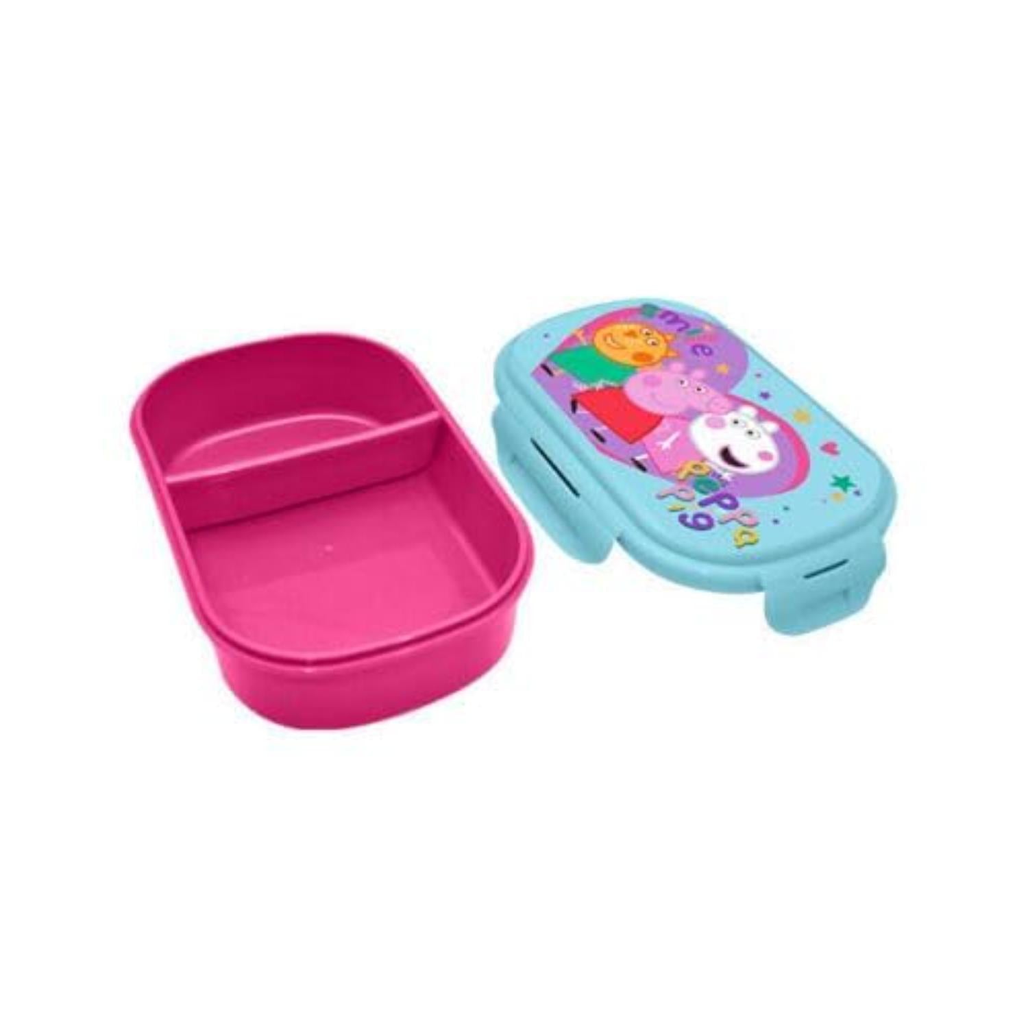 Kids BPA Free Plastic Lunch Box with Cutlery - Assorted