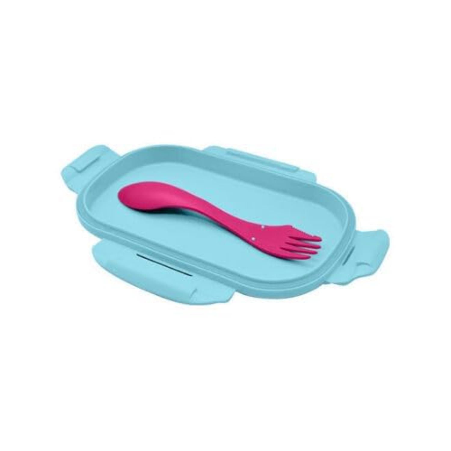 Kids BPA Free Plastic Lunch Box with Cutlery - Assorted