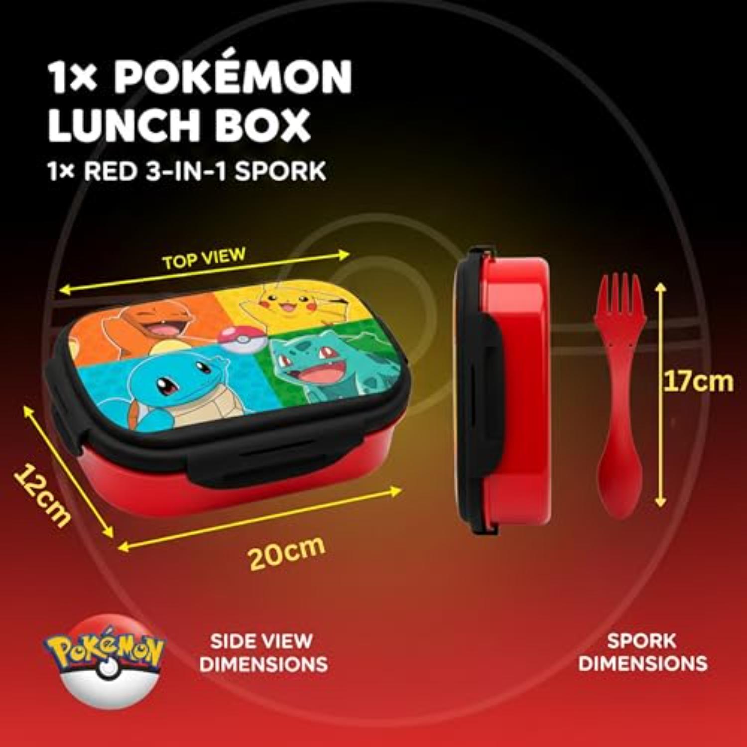 Kids BPA Free Plastic Lunch Box with Cutlery - Assorted