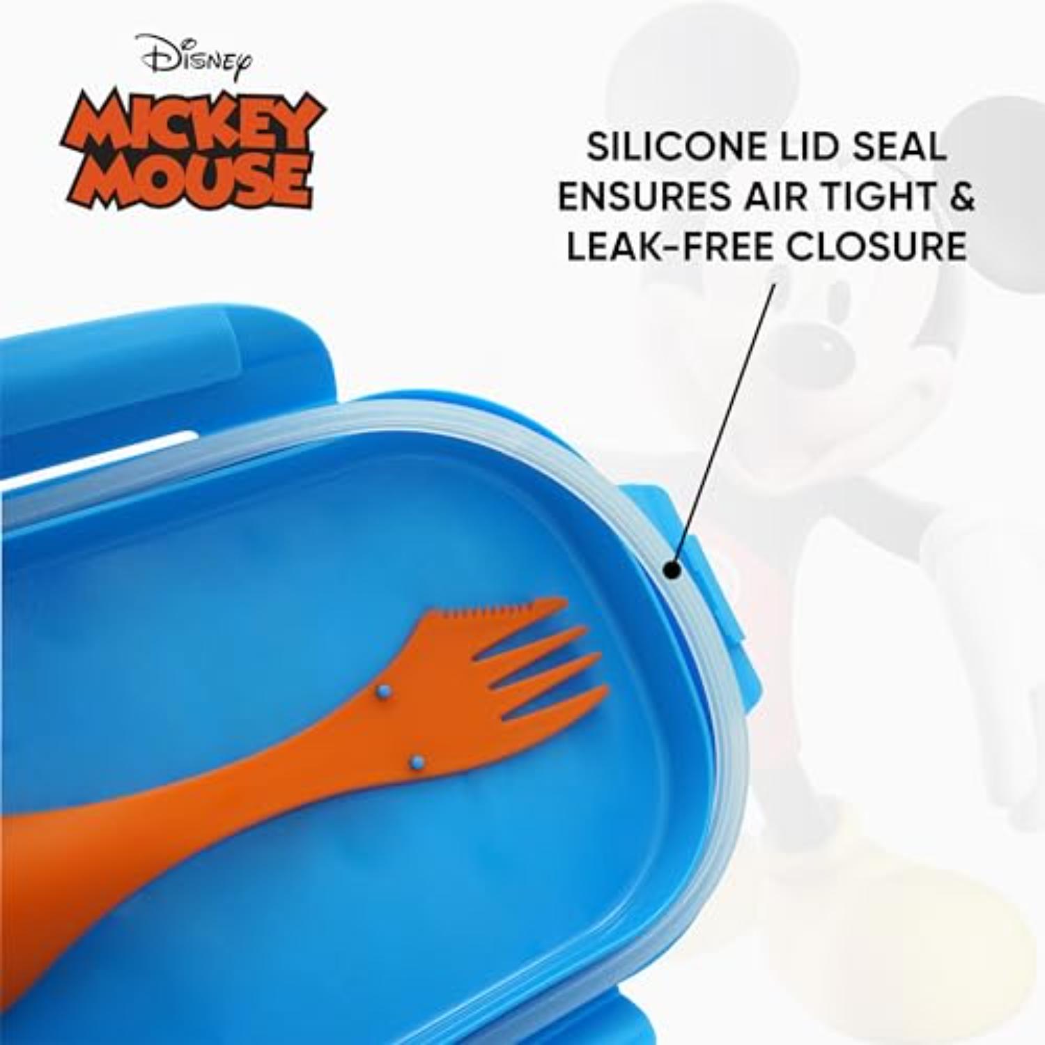 Kids BPA Free Plastic Lunch Box with Cutlery - Assorted