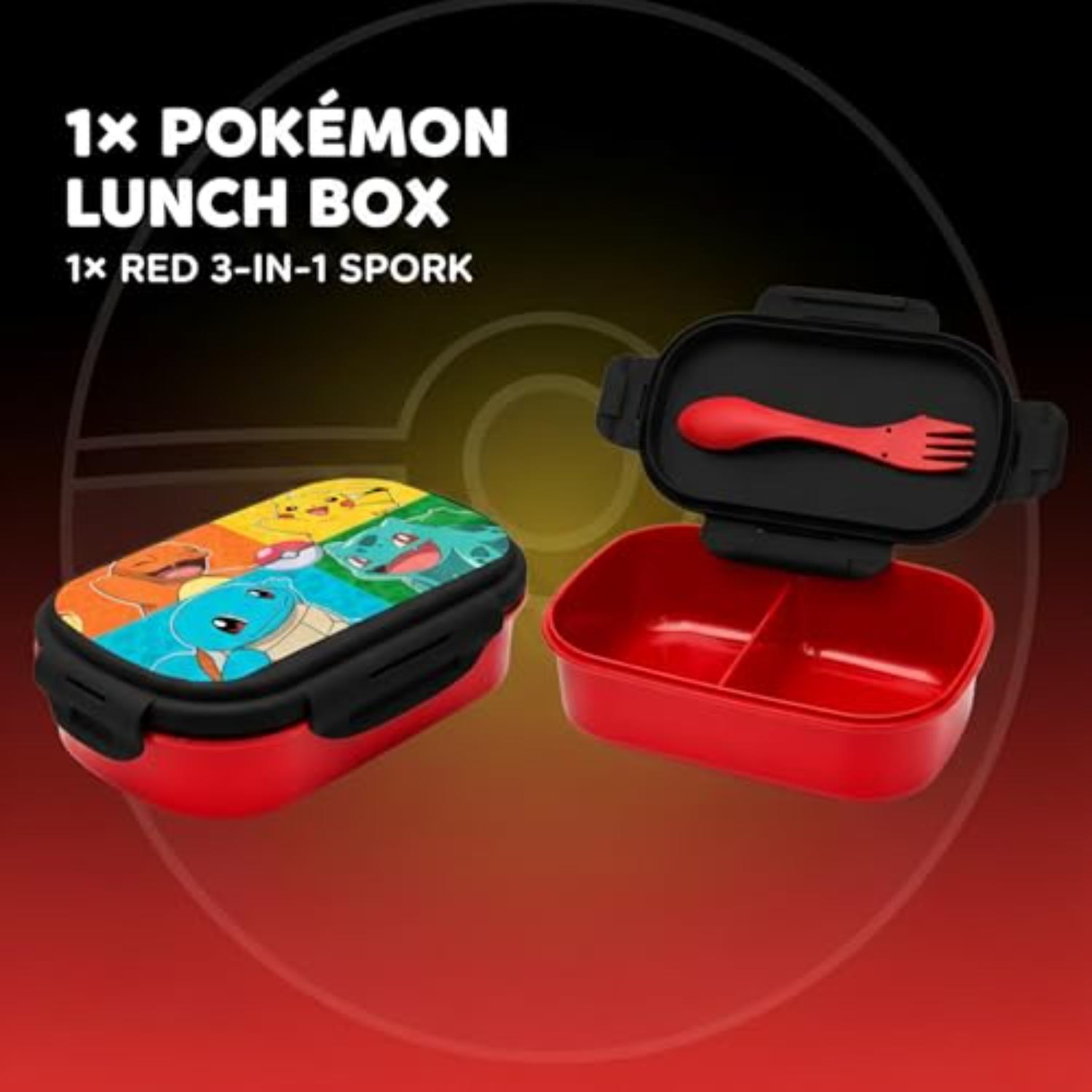 Kids BPA Free Plastic Lunch Box with Cutlery - Assorted
