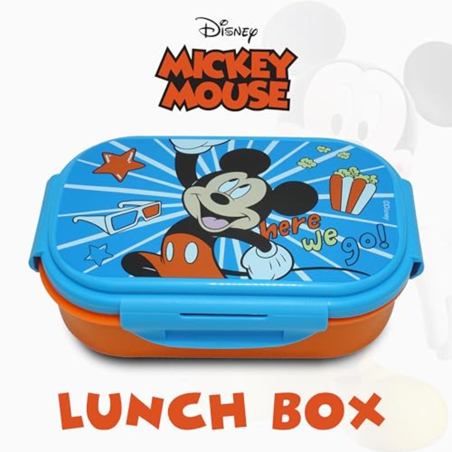 Kids BPA Free Plastic Lunch Box with Cutlery - Assorted