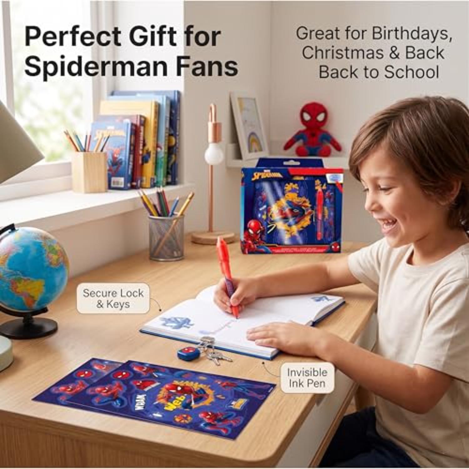 Kids Secret Diary & Magic Ink Pen Stationery Set - Assorted