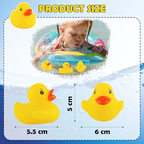 Flashing Floating Bath Duck Toy - Assorted Colours