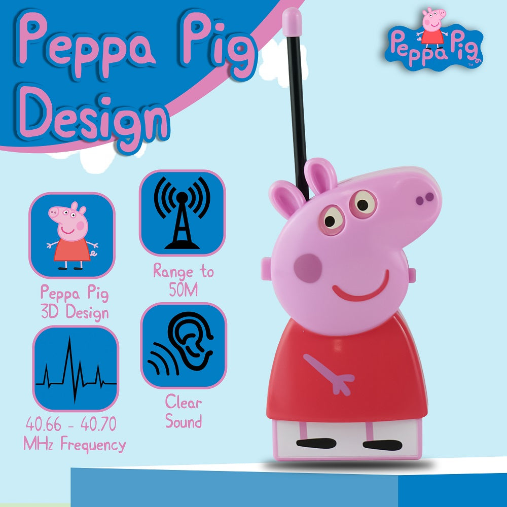 3D Walkie Talkie Set-Peppa Pig