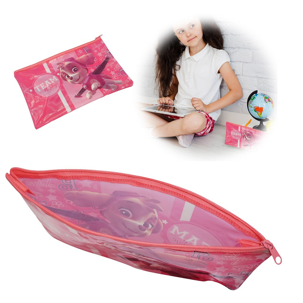 Paw Patrol Skye Flat PVC Pencil Case