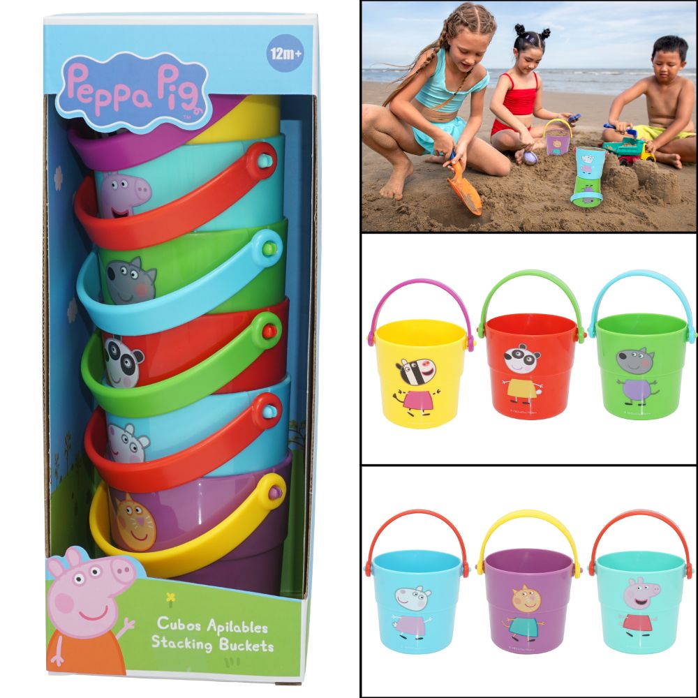 Stacking Buckets Peppa Pig