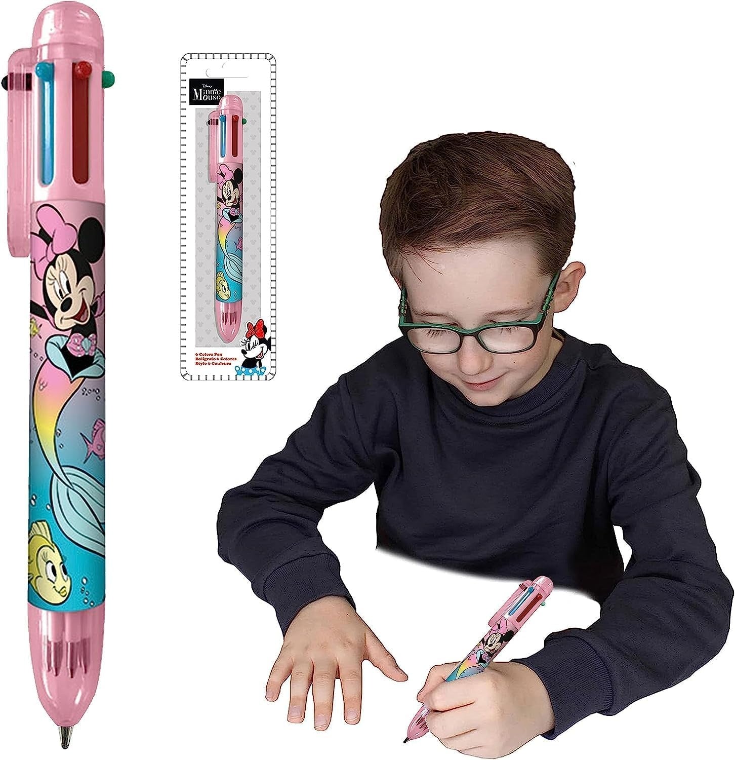 6 Color Pen Character Printed