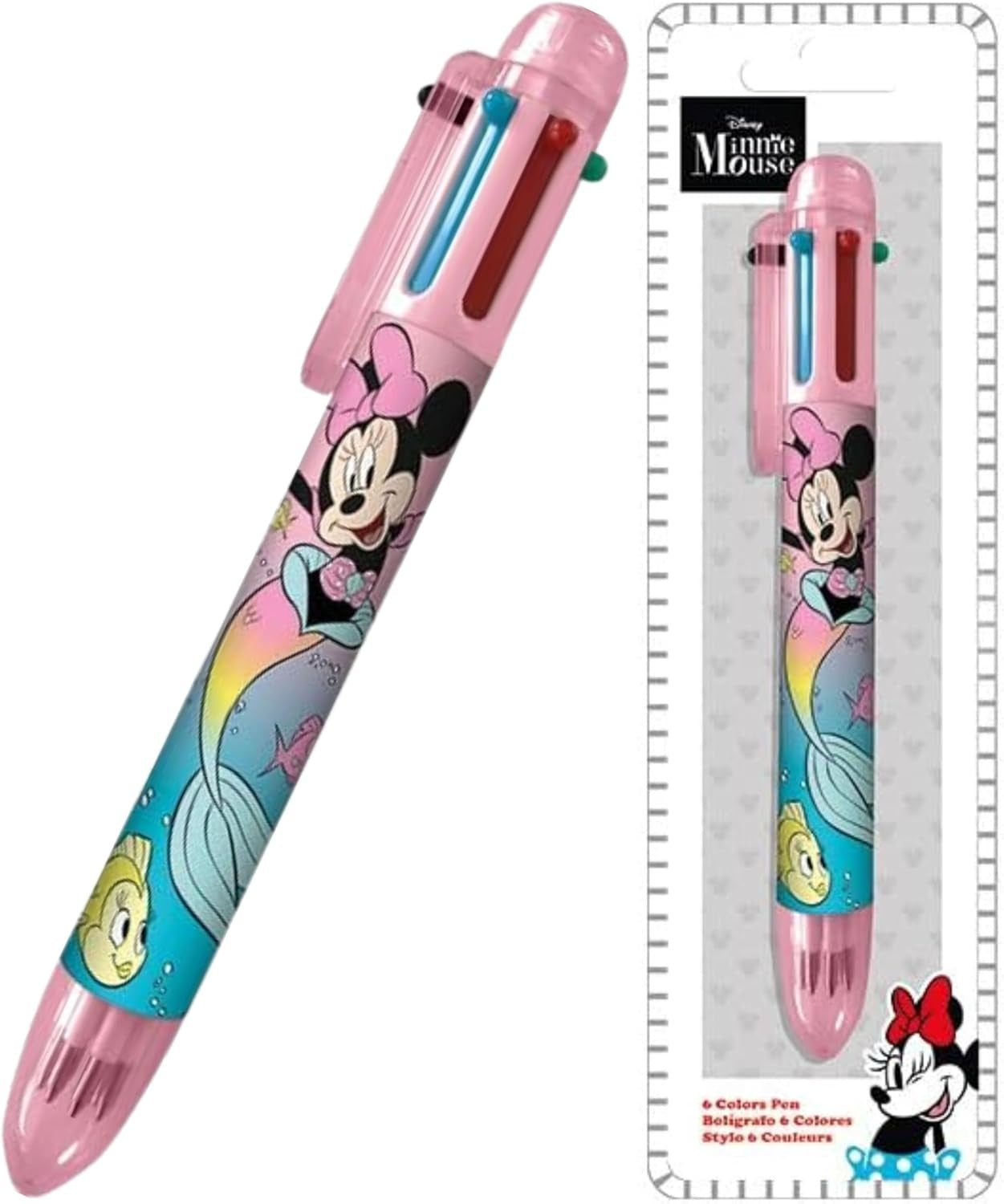 6 Color Pen Character Printed