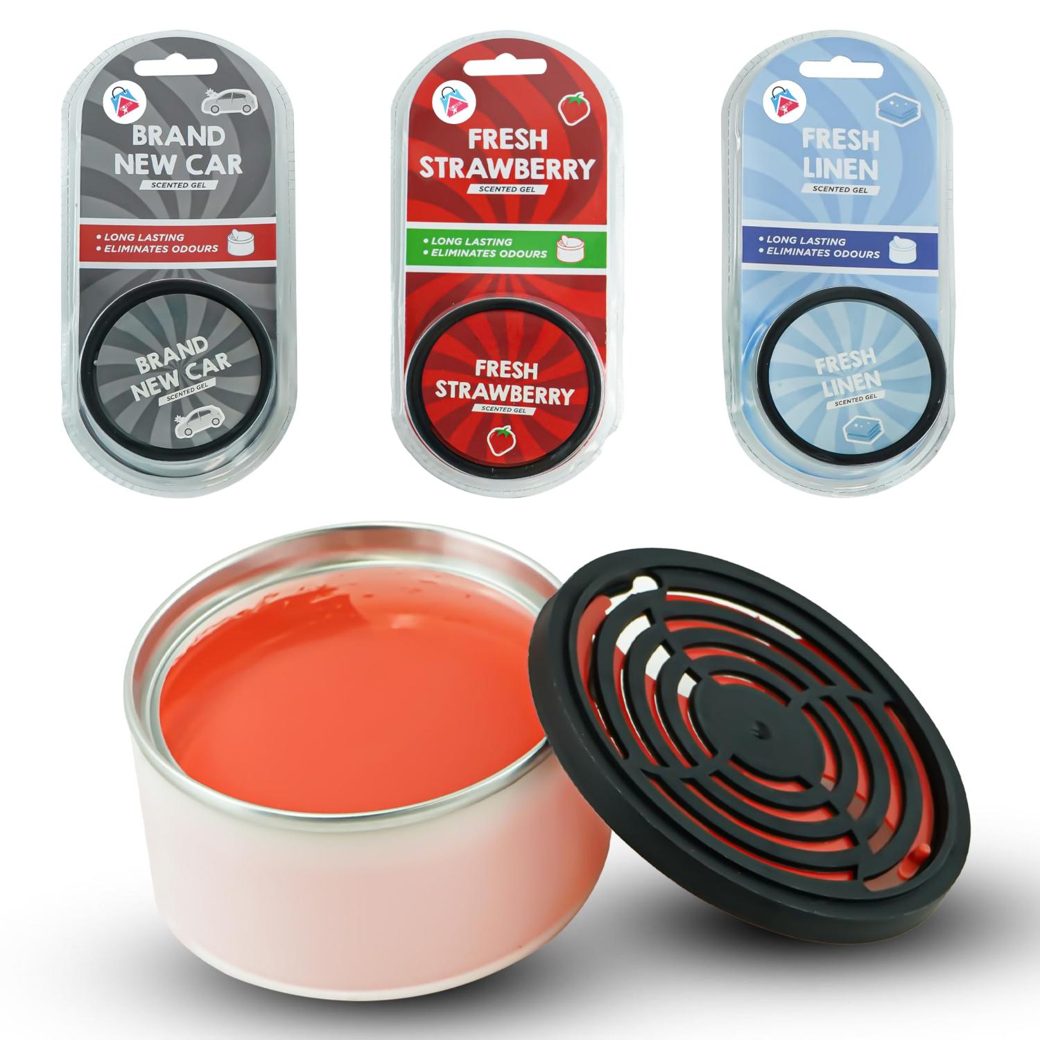 Gel Car Air Fresheners - 17g