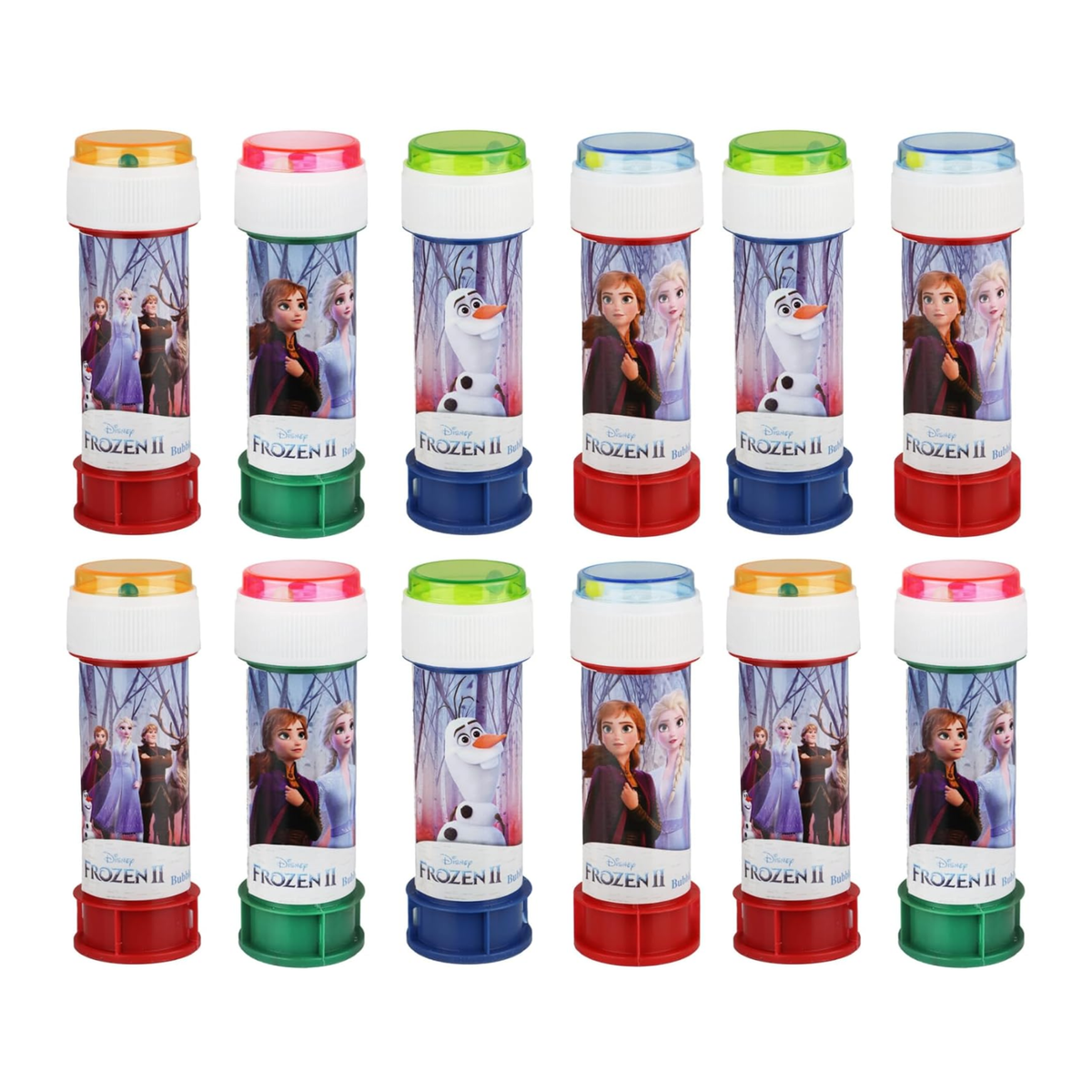 Frozen II Bubble Tubes 12 Pack