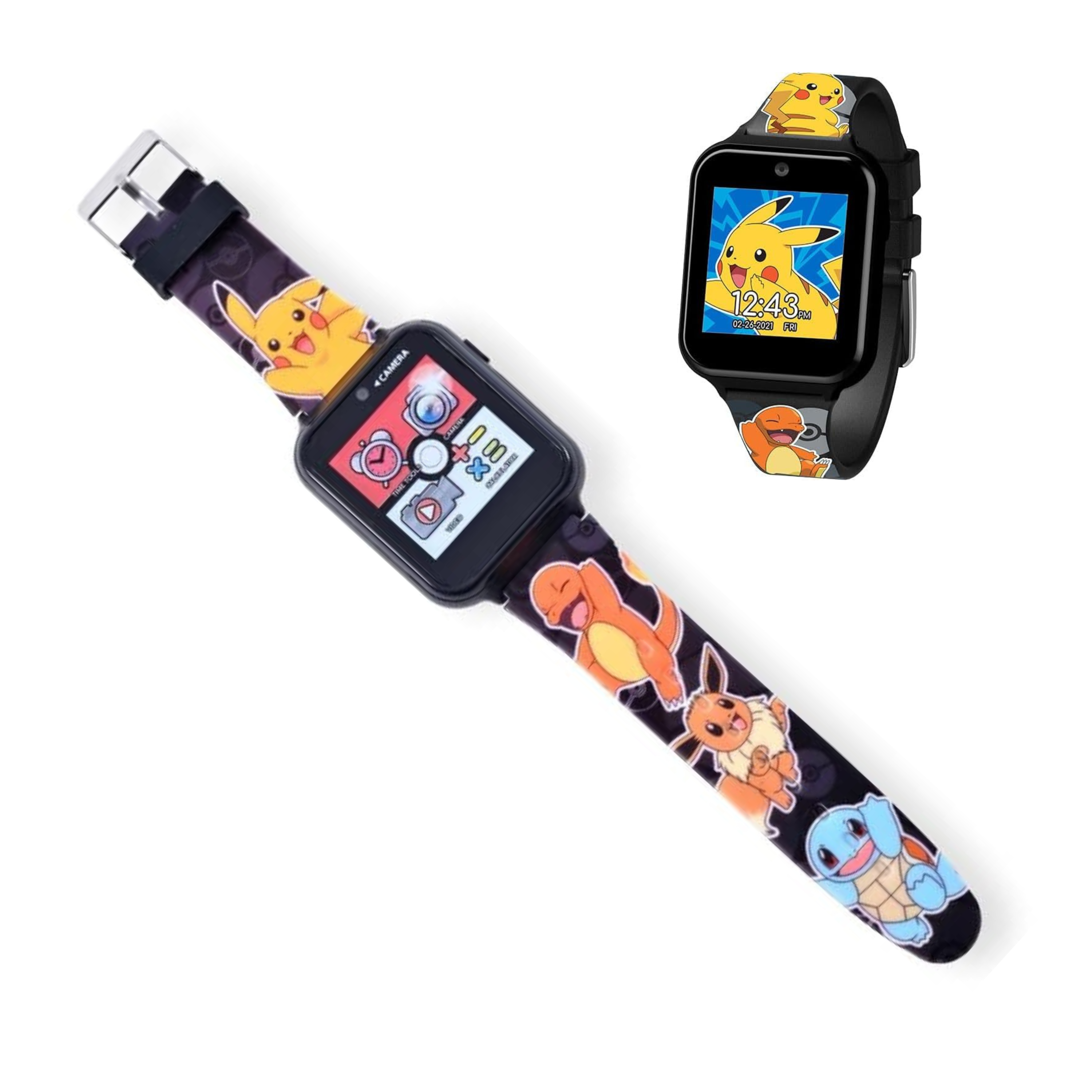 Pokemon Black Kids Interactive Smart Watch - 22cm