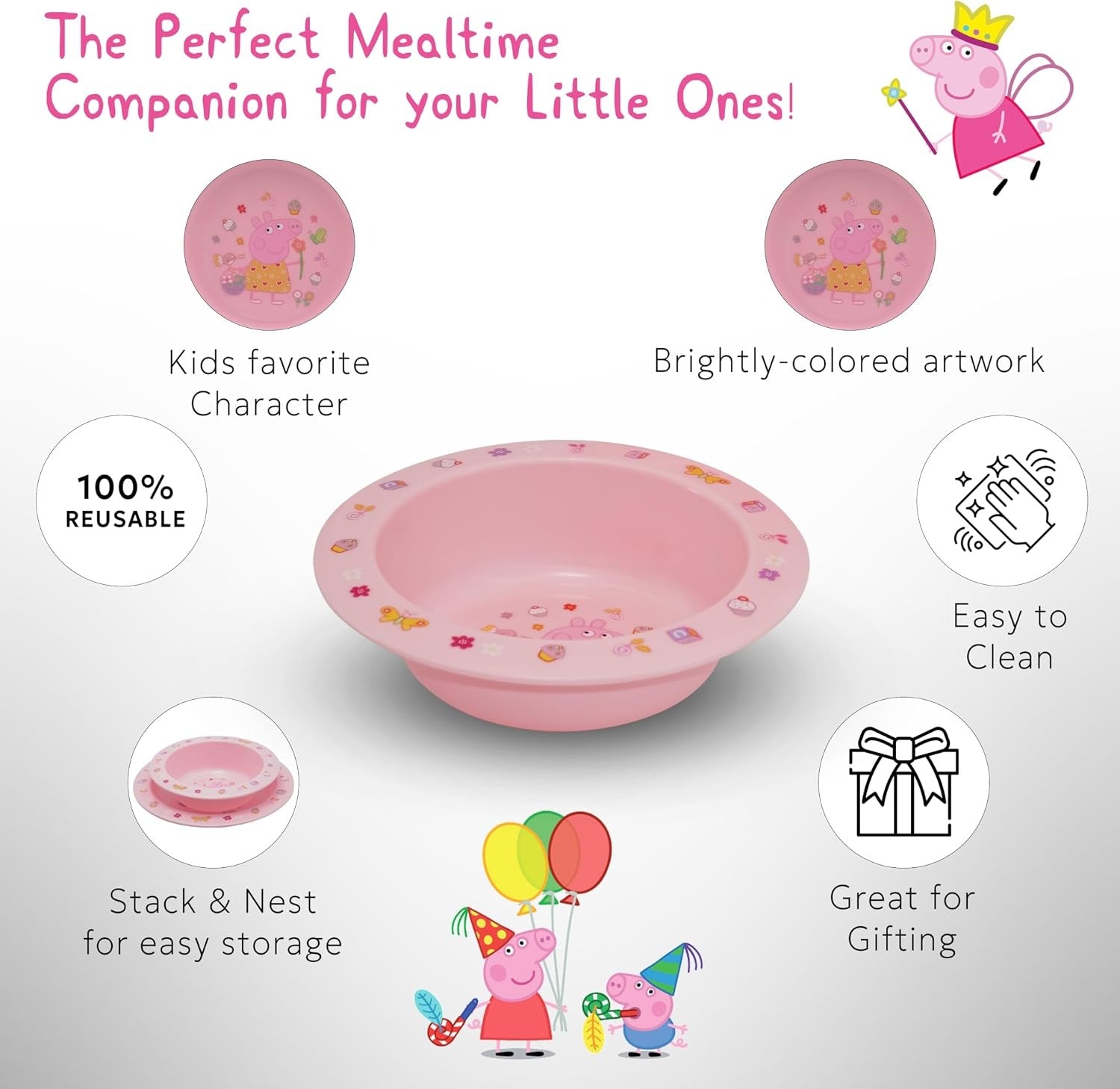 Reusable Baby Feeding Bowl 6+Months