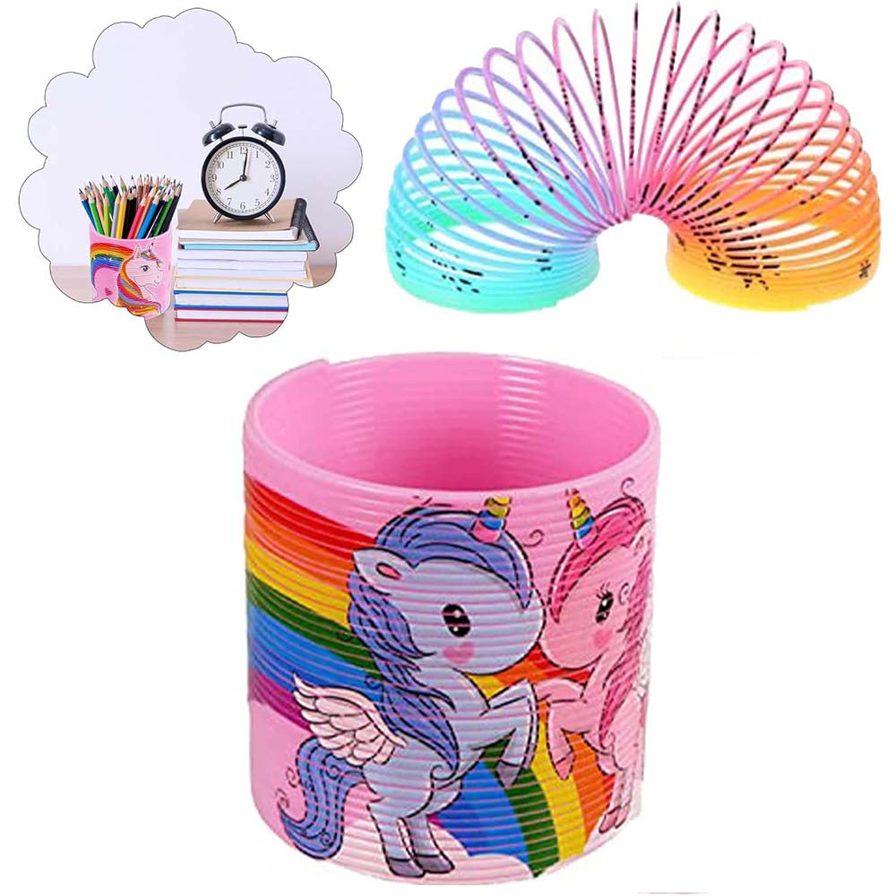 Unicorn Magic Spring-Pink Rainbow Heart