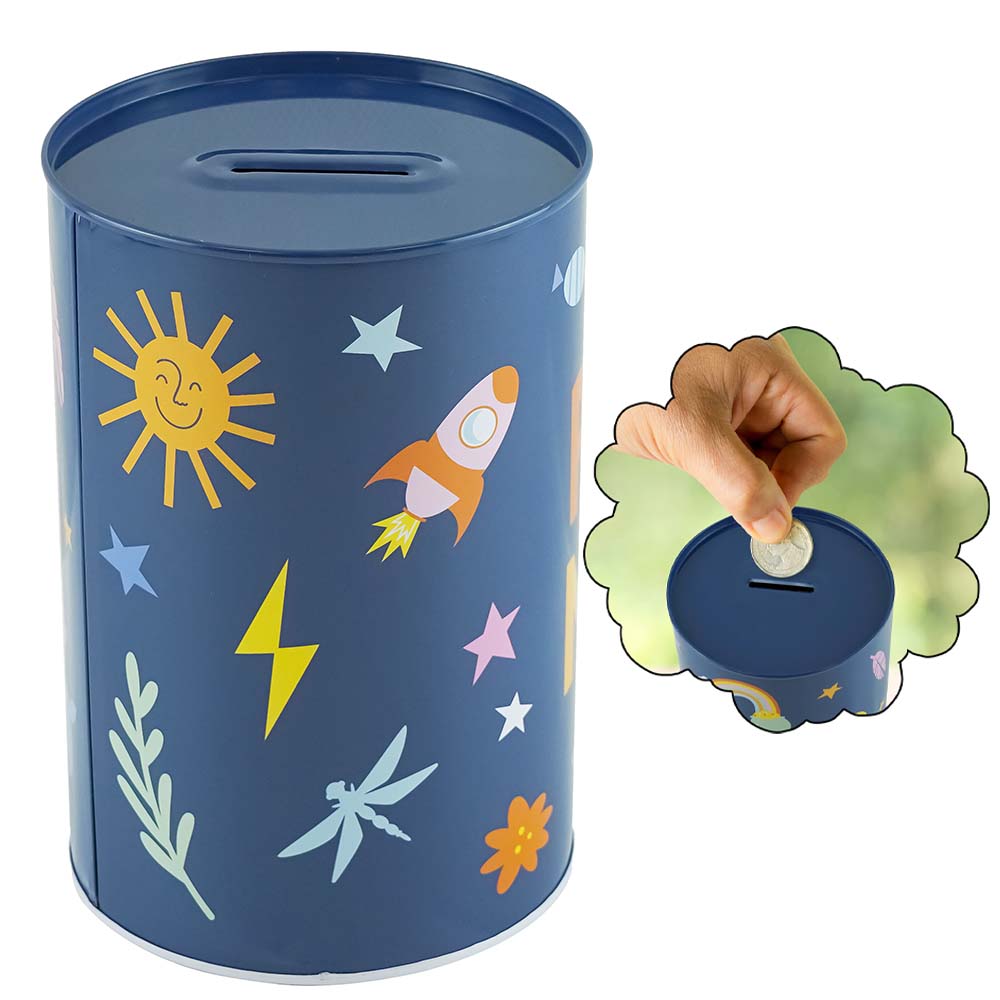 15cm Novelty Money Tin - Pocket Money