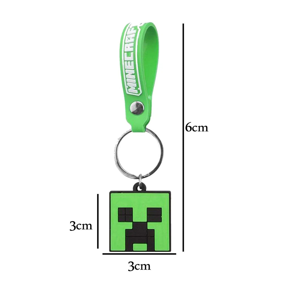 Minecraft Creeper Kids Licensed Minecraft PVC Keychain – view 2