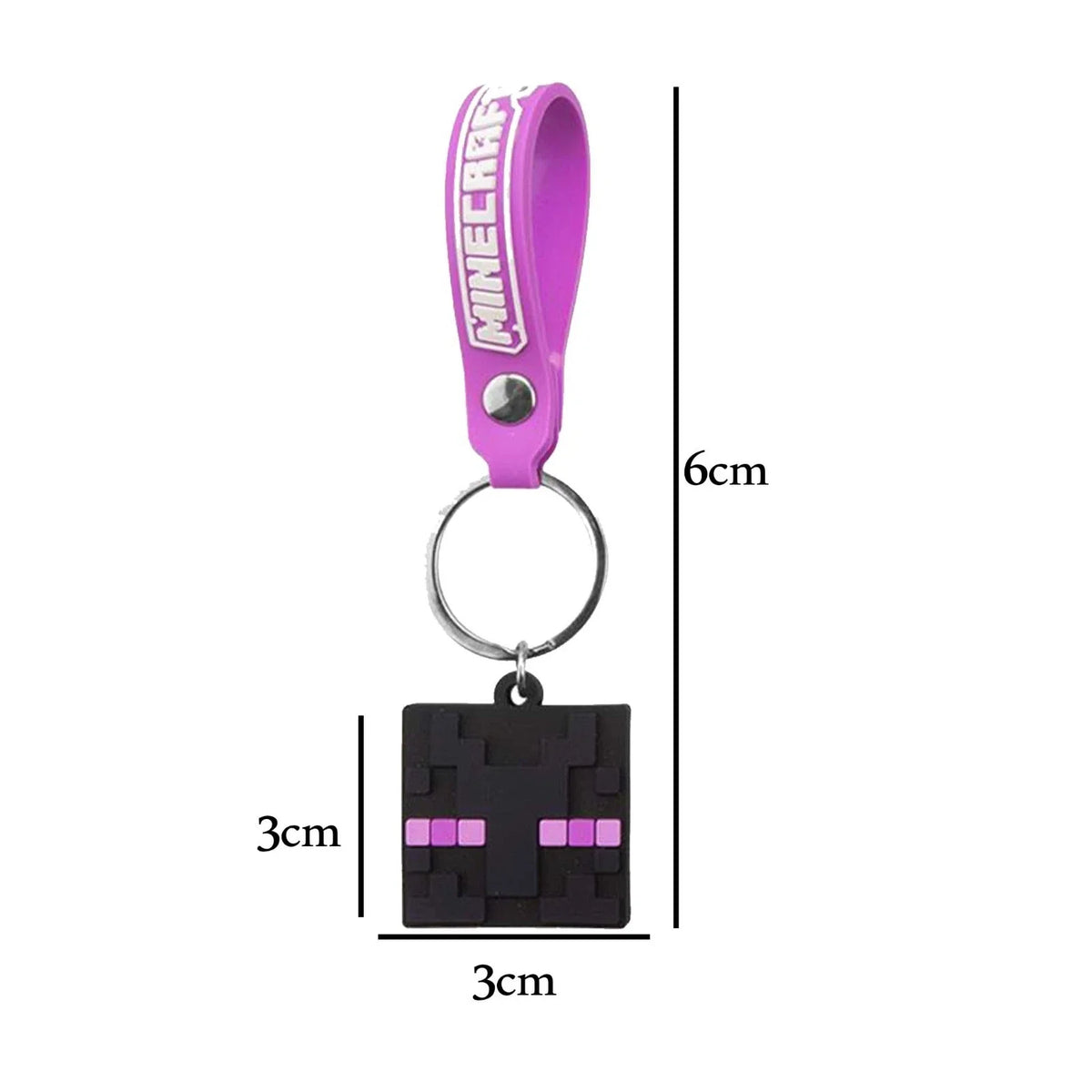 Minecraft Enderman Kids Licensed Minecraft PVC Keychain – view 2