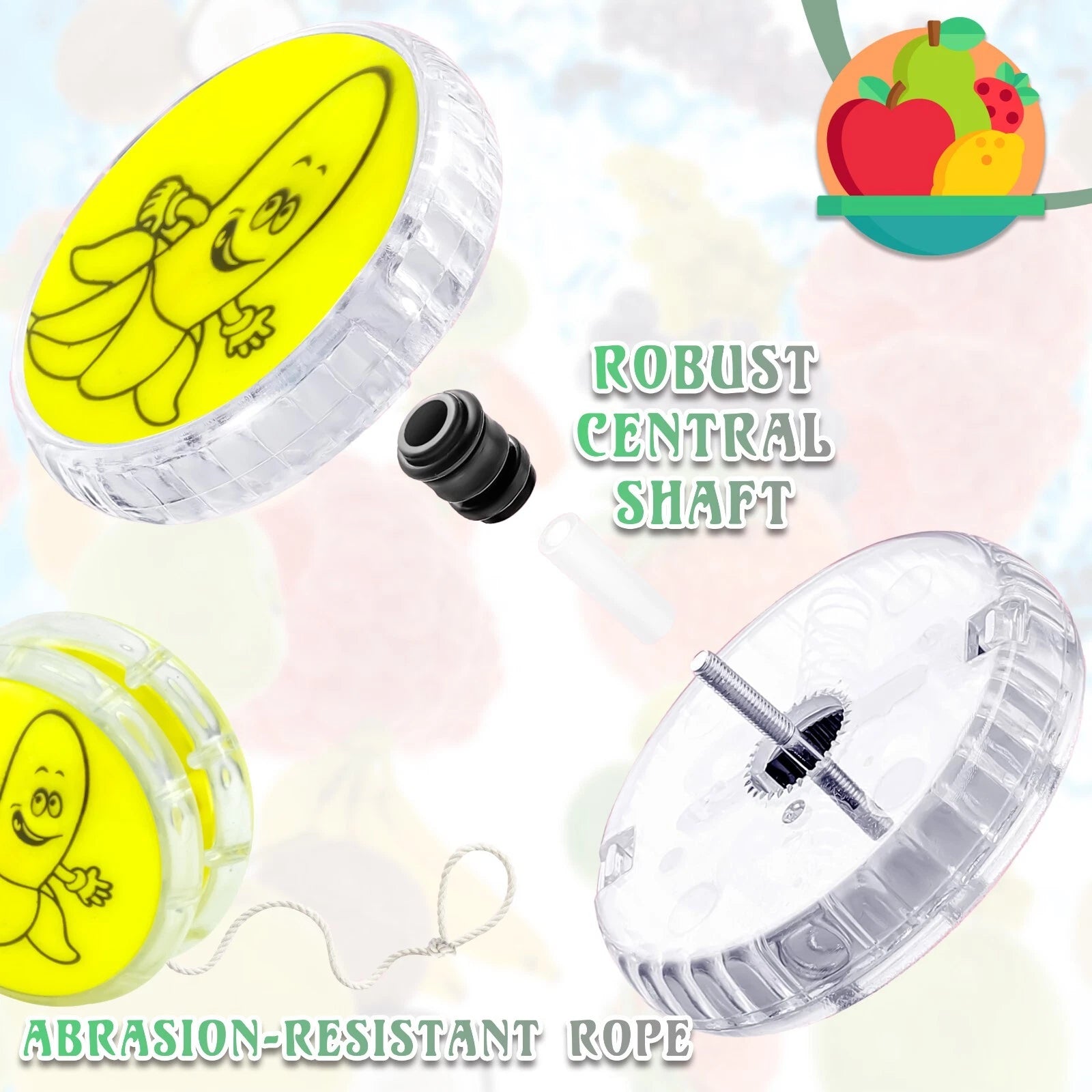 4cm Fruit Printed Responsive YoYo