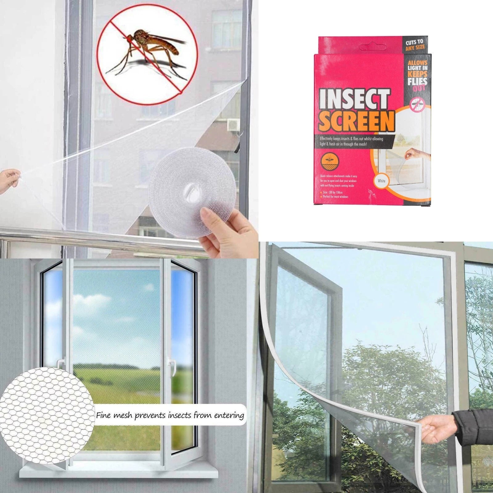 Window Door Insect Protection Mesh Screen
