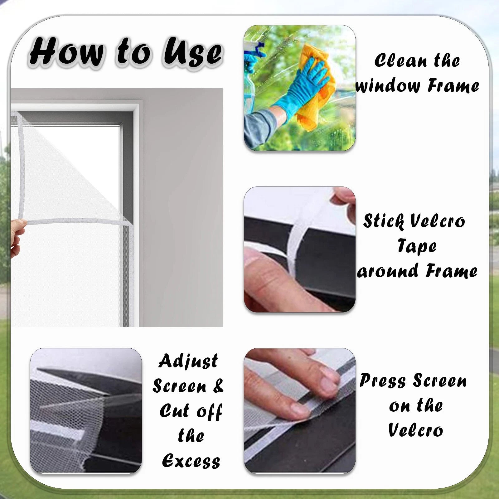 Window Door Insect Protection Mesh Screen