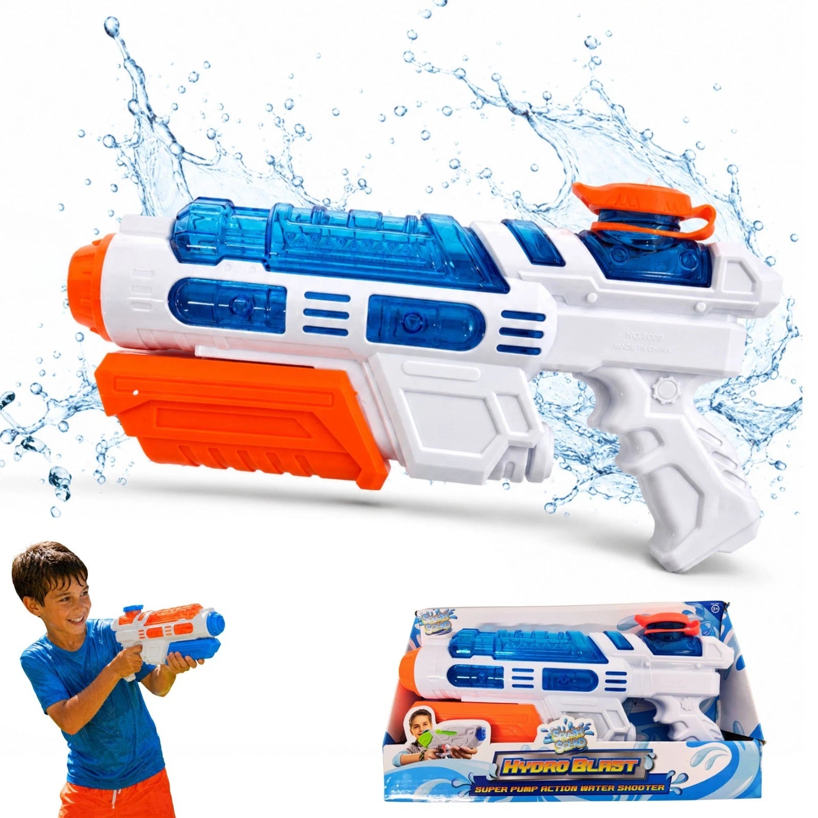 33cm Big Pump Action Water Gun – 8m Range
